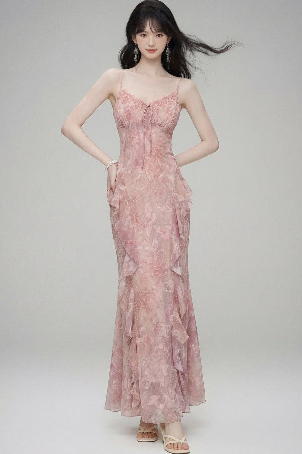 Gradient Slip Dress