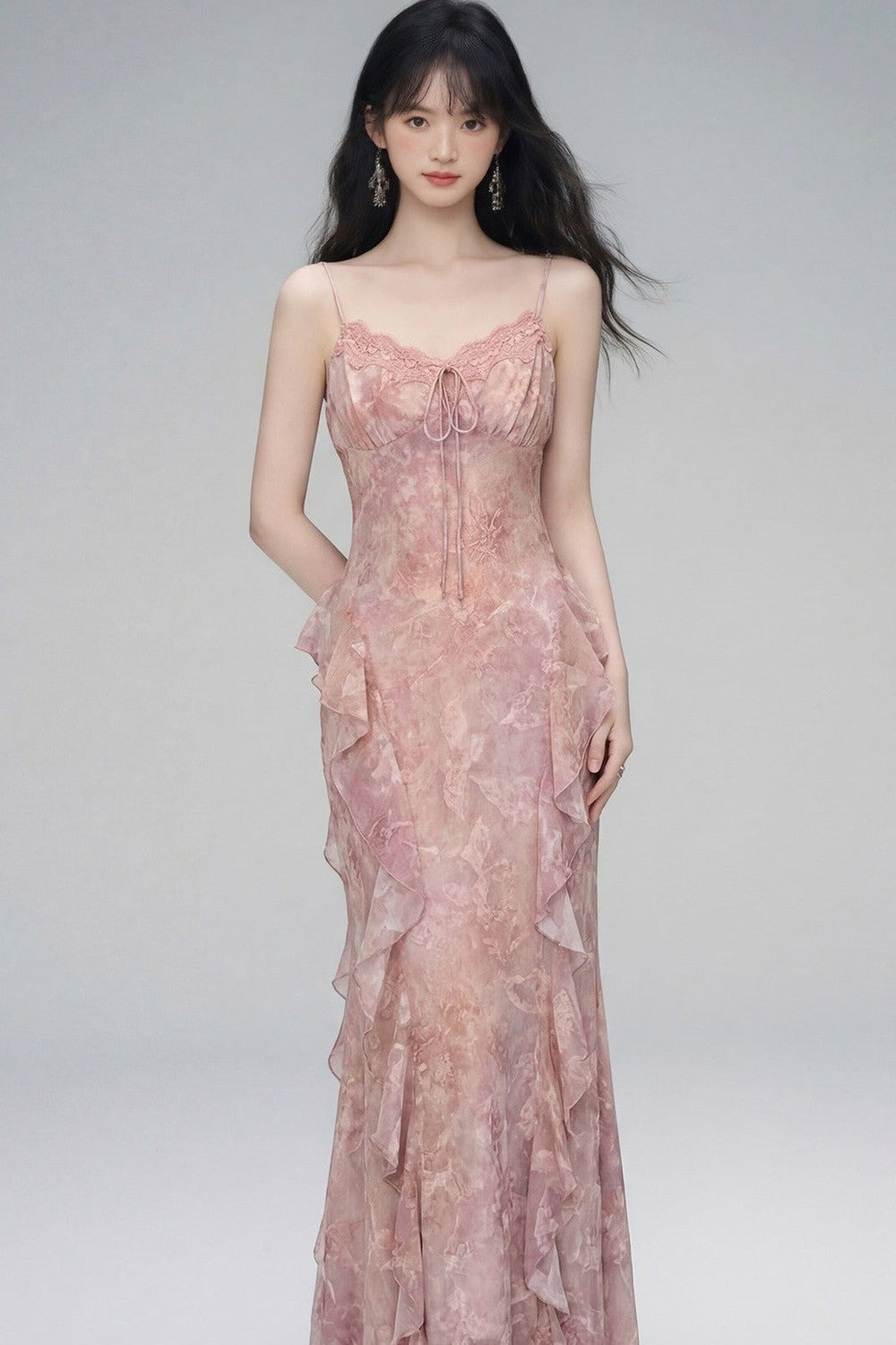 Gradient Slip Dress