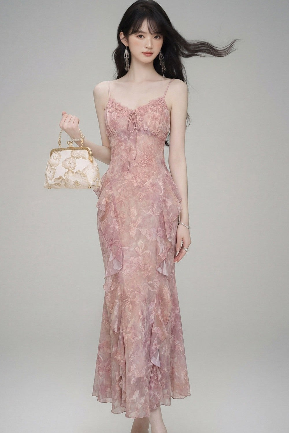 Gradient Slip Dress