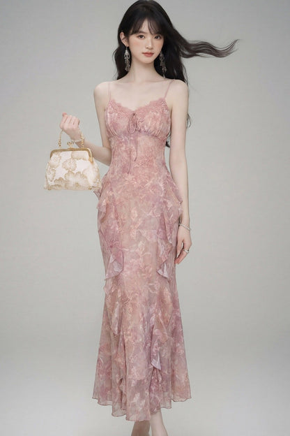 Gradient Slip Dress