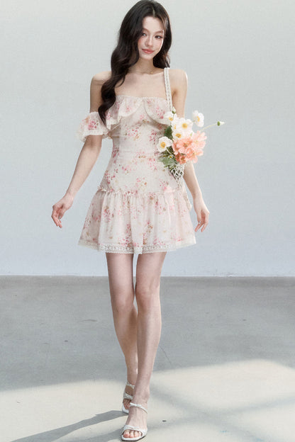Pink Mist Chiffon Dress