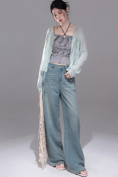 Seestern-Strickjacke