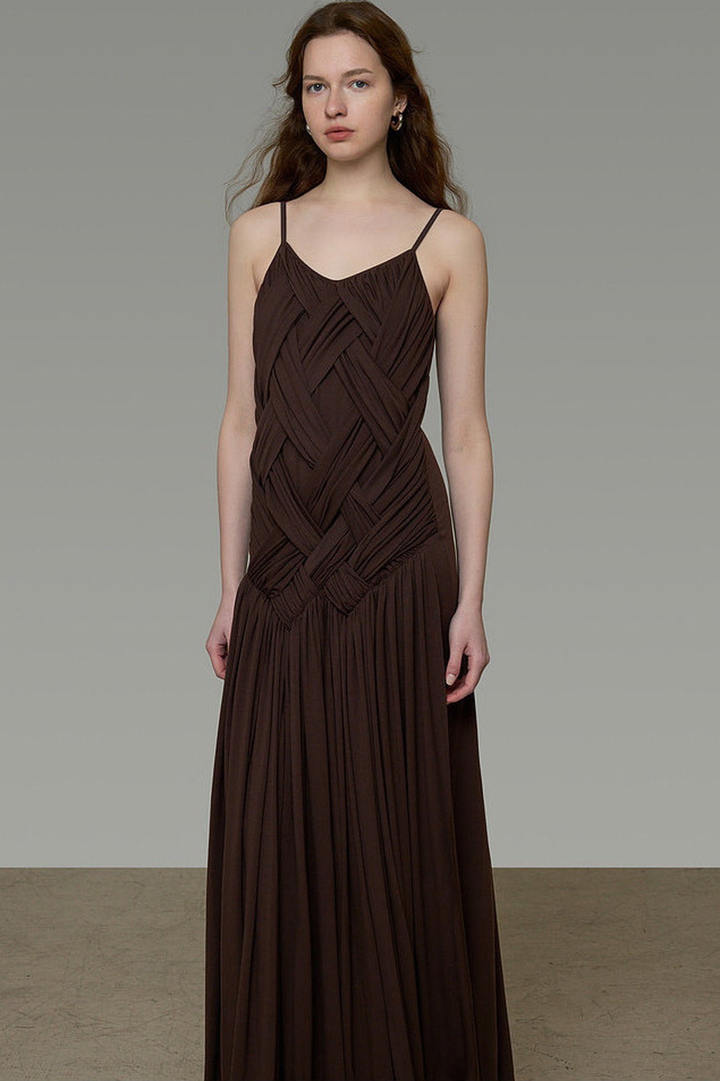French Knit Spaghetti Dress