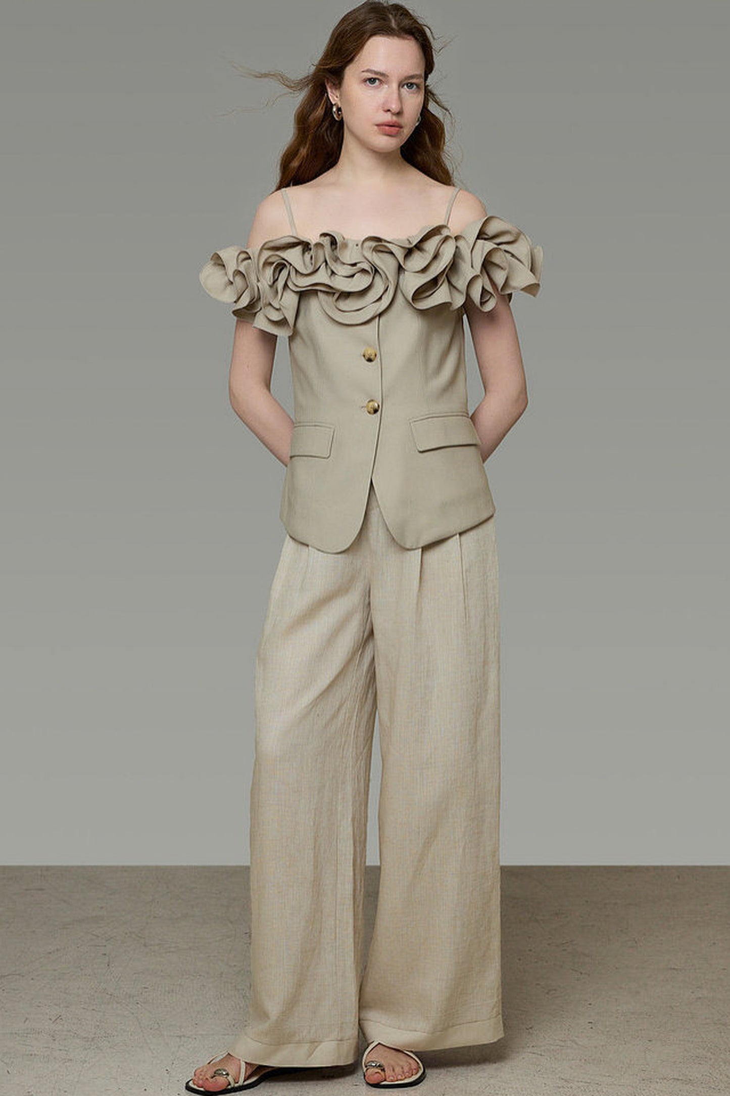 Elegant Off-Shoulder Ruffle Top