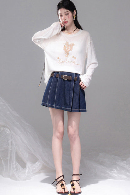 Cool Cream Lyocell Blouse