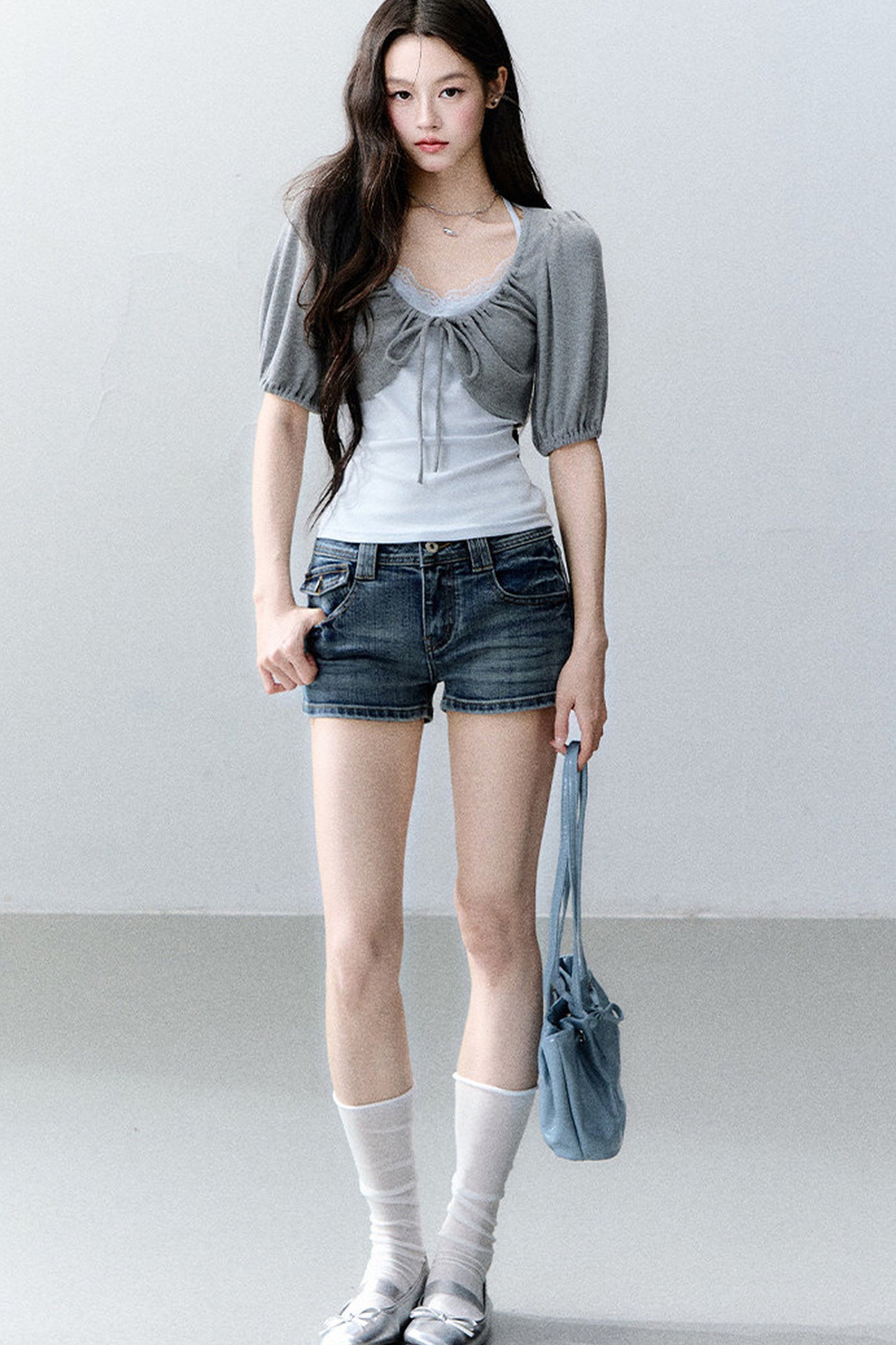 Color-Block Two-Piece Top Set-Up