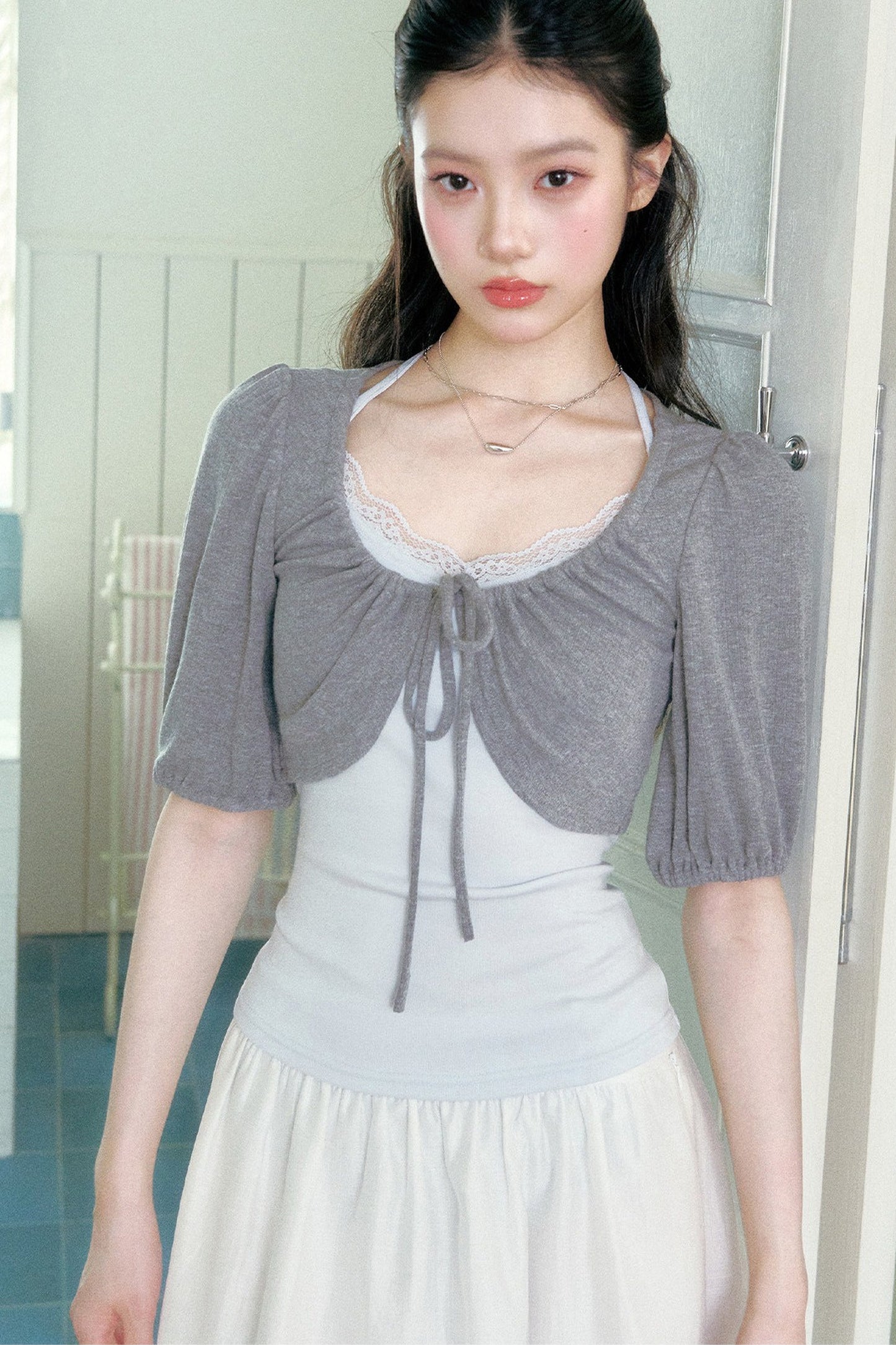 Color-Block Two-Piece Top Set-Up