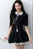 Schwarze Strickjacke