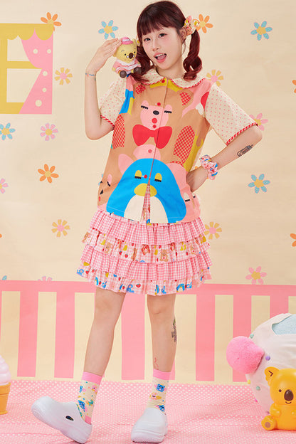 Polka Dot Cake Skirt