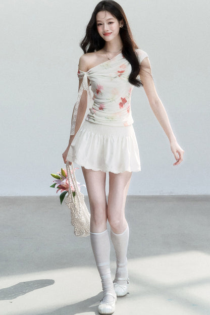 Sweet Peach A-Line Skirt