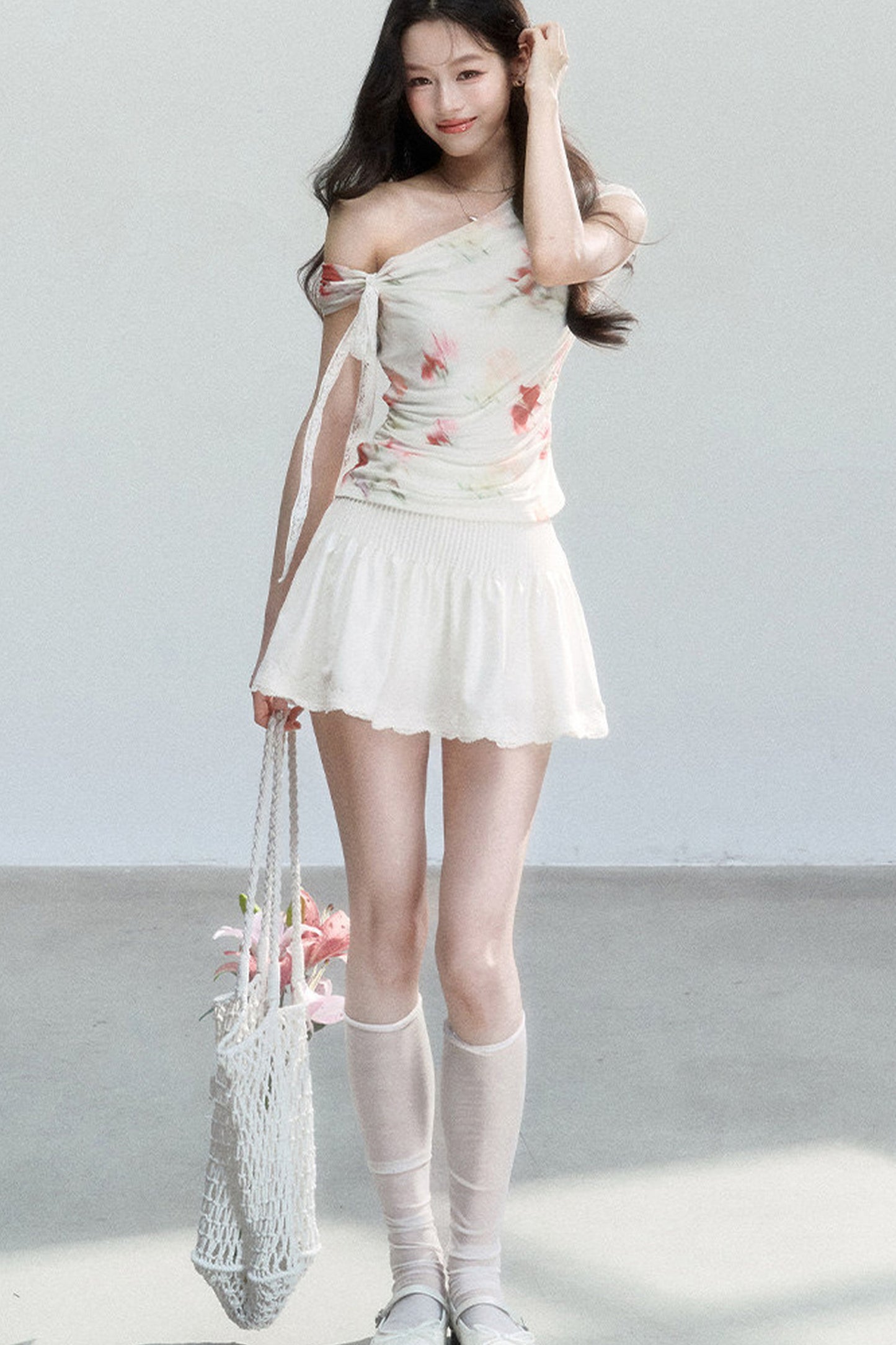 Sweet Peach A-Line Skirt