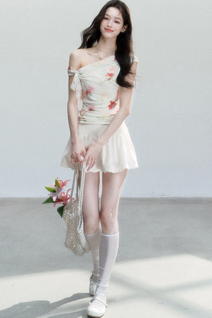 Sweet Peach A-Line Skirt