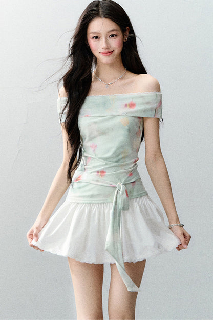 Sweet Peach A-Line Skirt