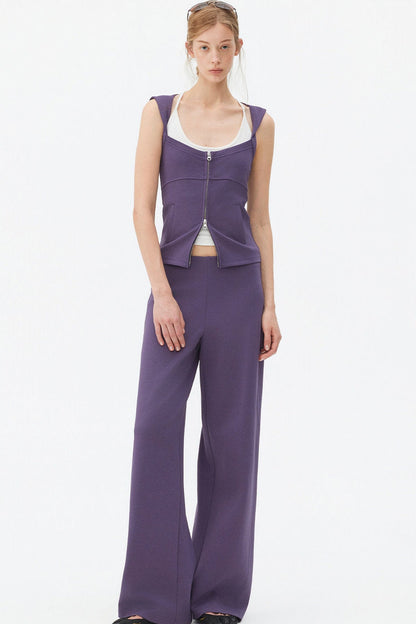 Ensemble gilet sans manches à couches aérées
