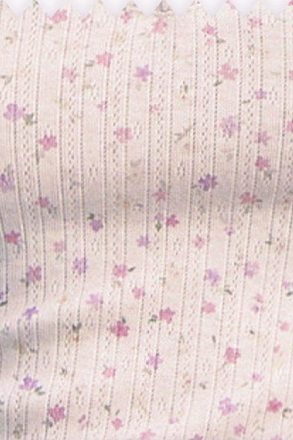 Pink Purple Floral Camisole Top Cardigan Set
