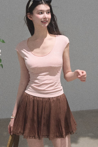 Longing Chiffon Pleated Skirt