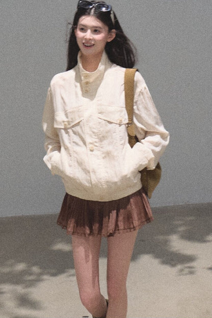 Longing Chiffon Pleated Skirt