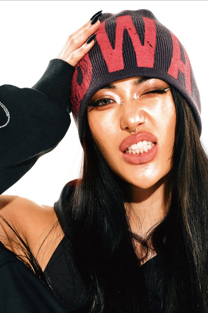 UWA Strick-Beanie-Mütze