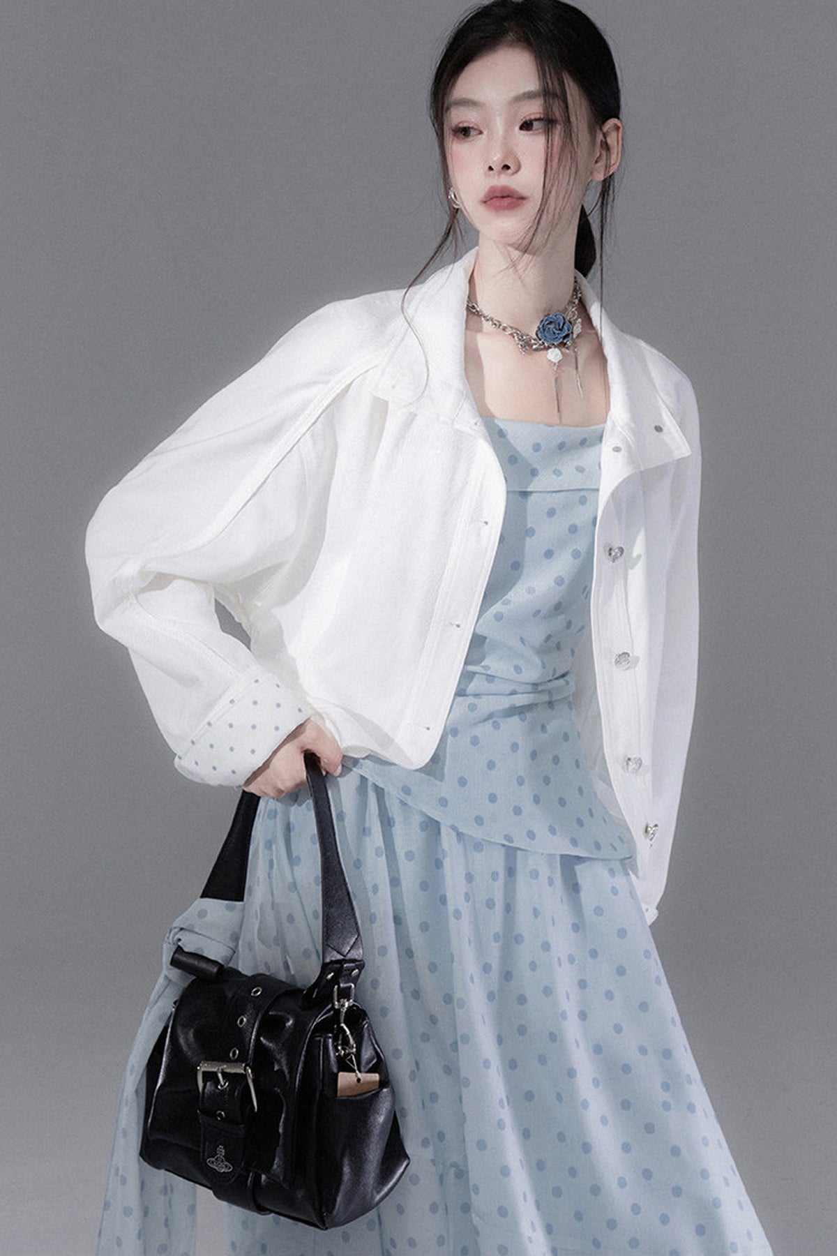 Cocoon Lyocell Folded Cuff Jacket