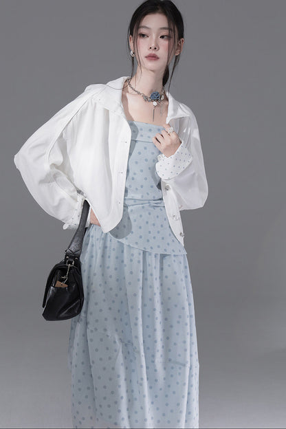 Cocoon Lyocell Folded Cuff Jacket
