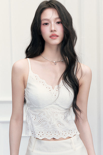 Delicate French V-Neck Camisole
