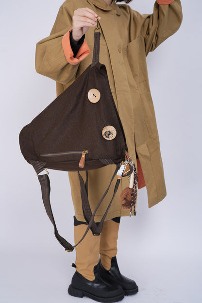 Retro Canvas Large Capacity Backpack
