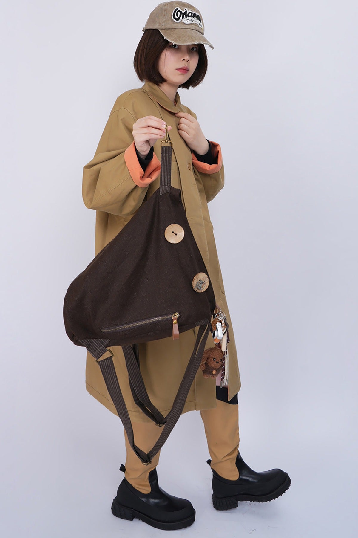 Retro Canvas Large Capacity Backpack