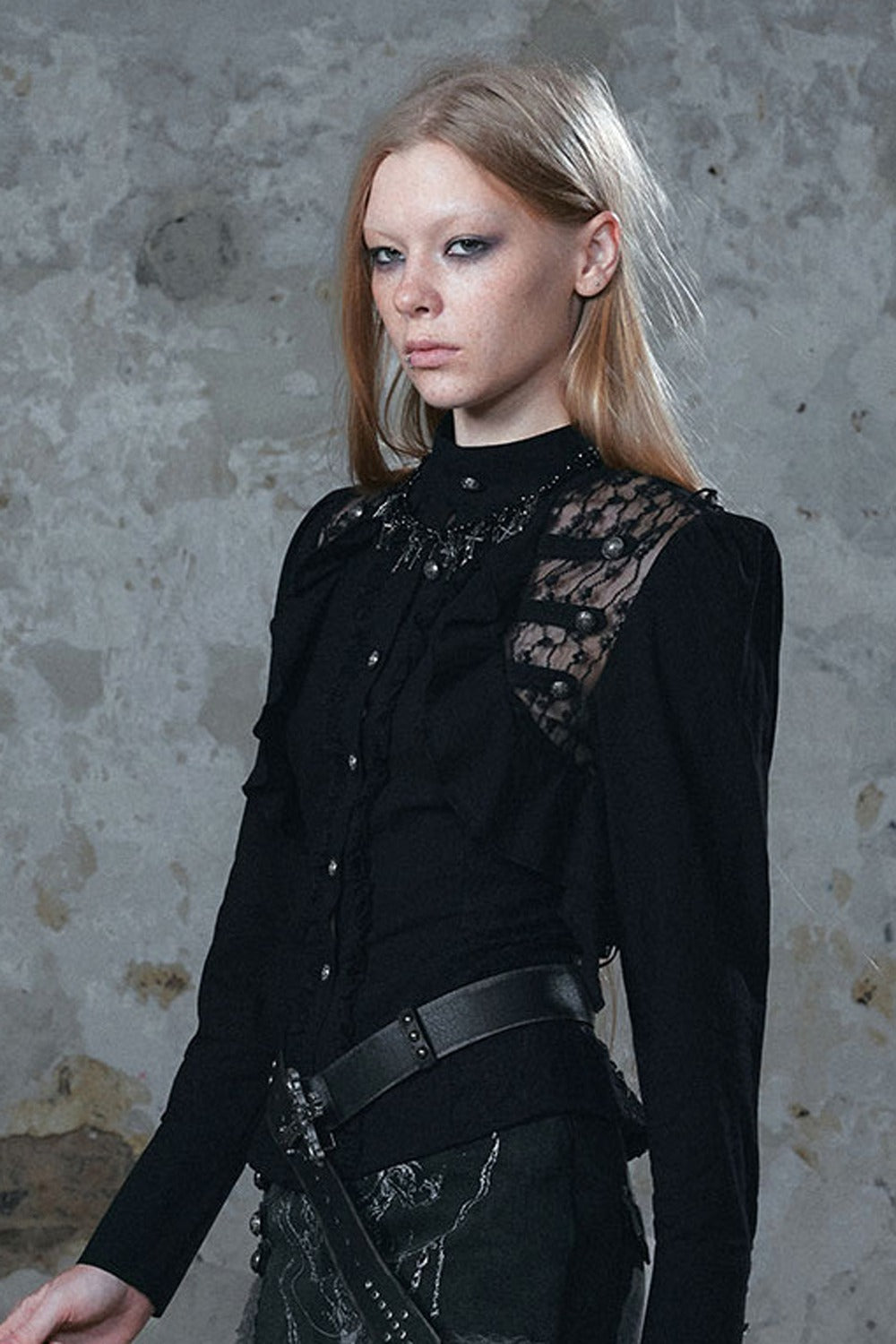Napoleon Lace Chiffon Blouse
