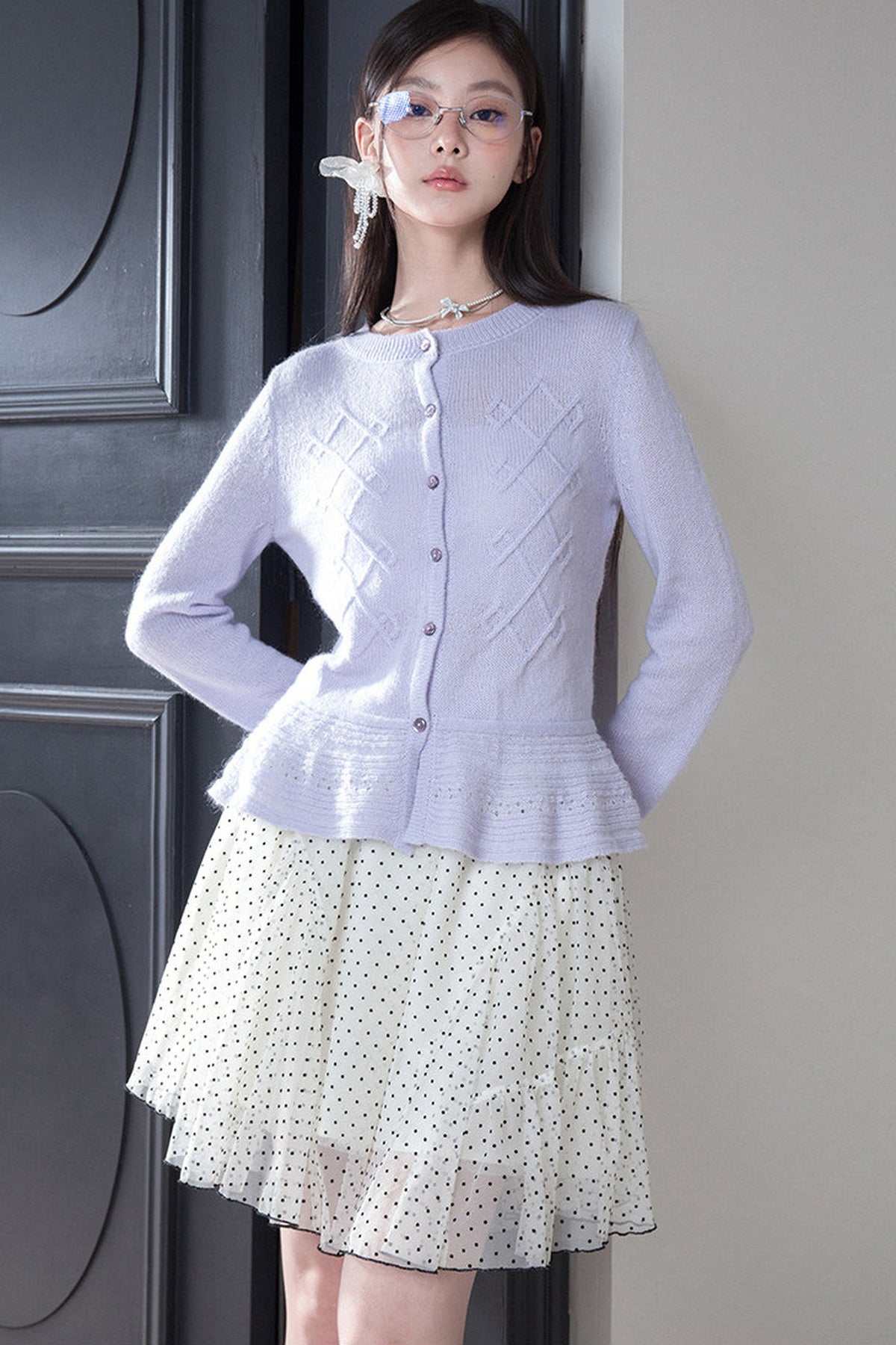 Ultra-Fine Mohair Merino Wool Cardigan