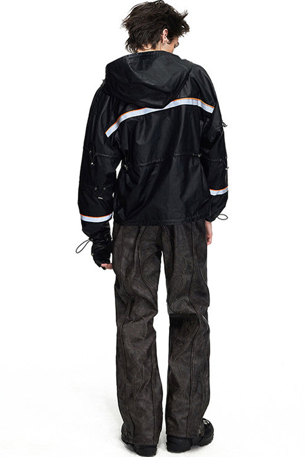Waterproof Hooded Reflective Jacket