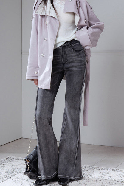 Black Flared Jeans