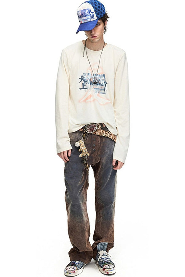 Celestial Gradient Long-Sleeve T-Shirt