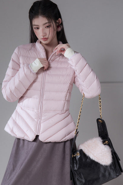 Ribbed Down Jacket