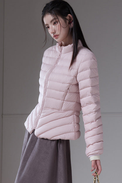 Ribbed Down Jacket