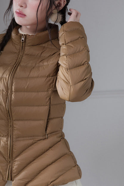 Ribbed Down Jacket