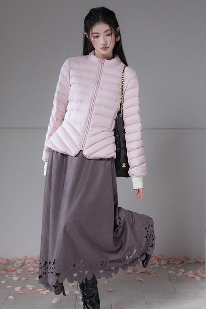 Ribbed Down Jacket