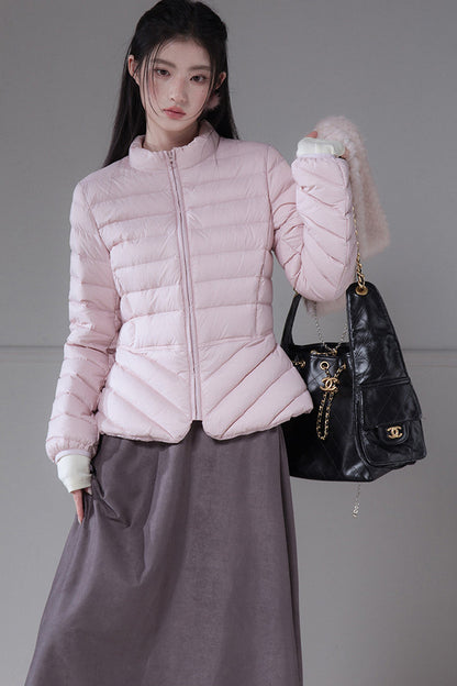 Ribbed Down Jacket