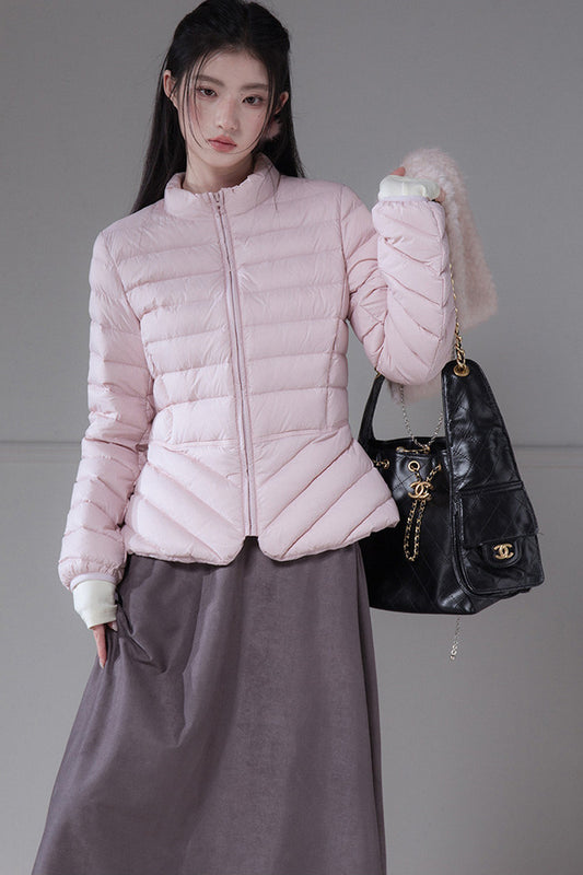 Ribbed Down Jacket