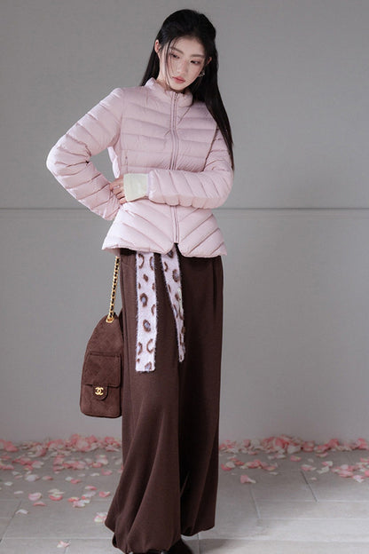 Ribbed Down Jacket