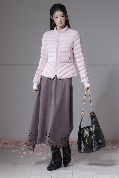 Ribbed Down Jacket