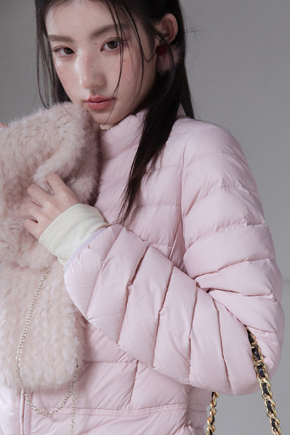 Ribbed Down Jacket