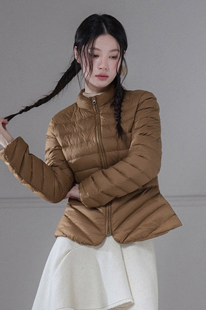 Ribbed Down Jacket
