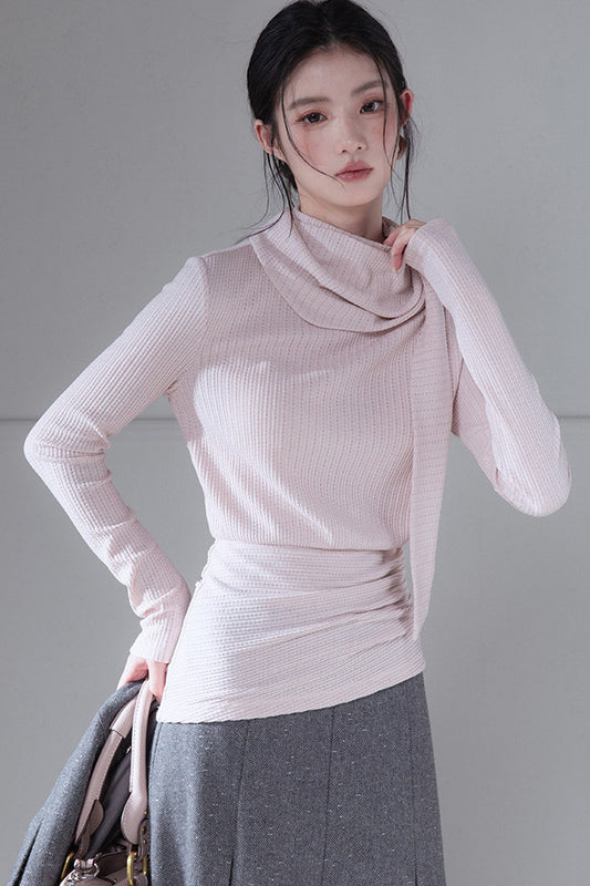 Completo di top intimo modellante e sciarpa con delicata brillantezza