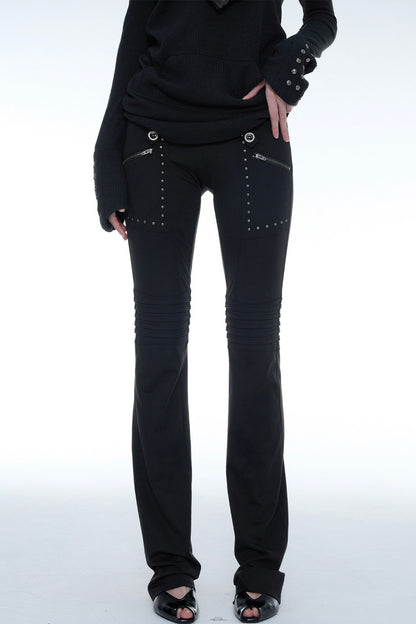 Straight-Leg Slightly Flared Stacked Base Layer Leggings