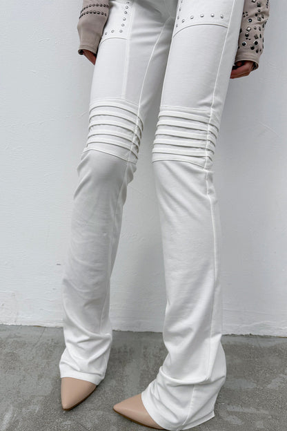 Straight-Leg Slightly Flared Stacked Base Layer Leggings