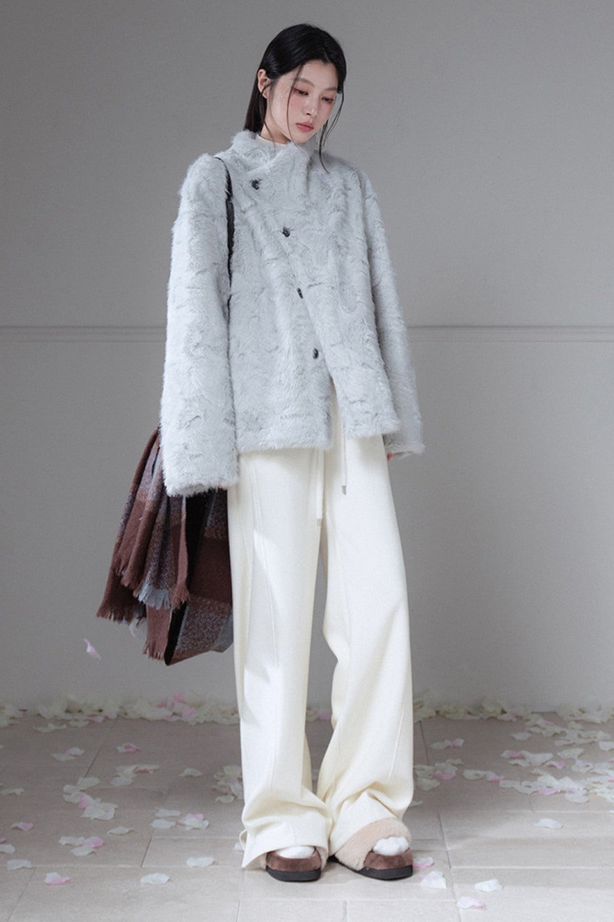 Reversible Suede And Faux Fur Jacket