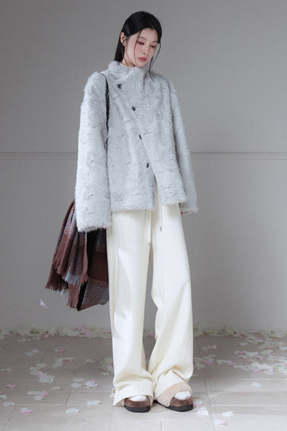 Reversible Suede And Faux Fur Jacket