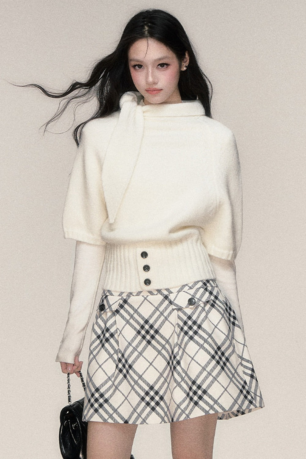 Style Sweater And Skirt Set-Up