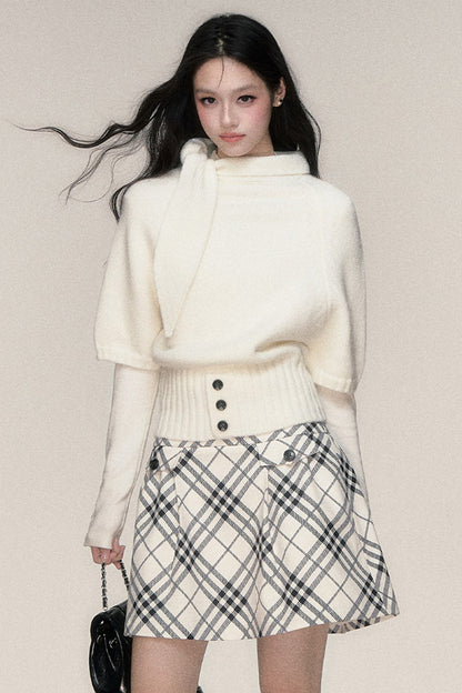 Style Sweater And Skirt Set-Up