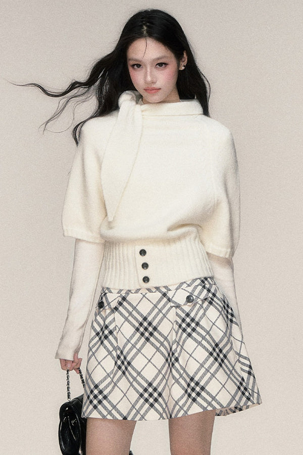 Style Sweater And Skirt Set-Up